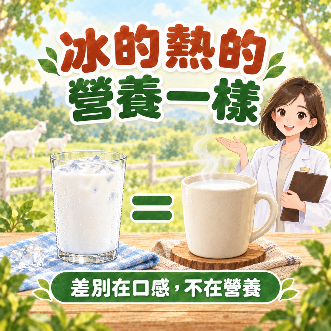 羊奶要喝冰的還是熱的？一次看懂重點｜嘉南羊乳