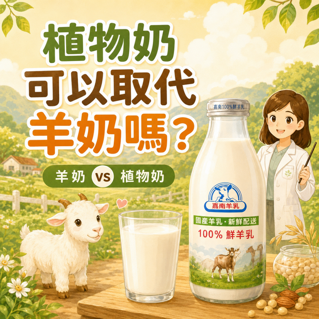 羊奶PK植物奶：你最適合哪一種？