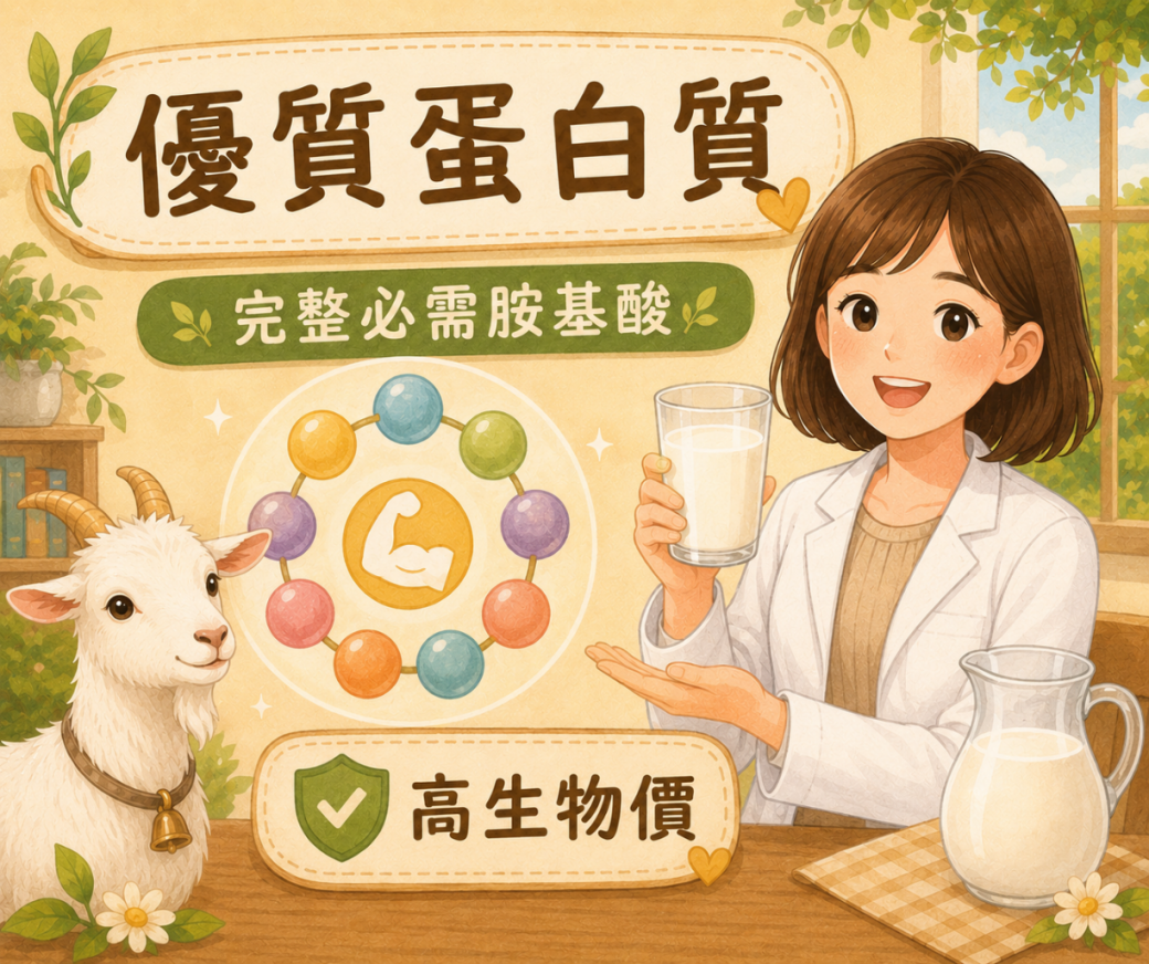 羊奶蛋白質結構差異影響利用效率示意圖