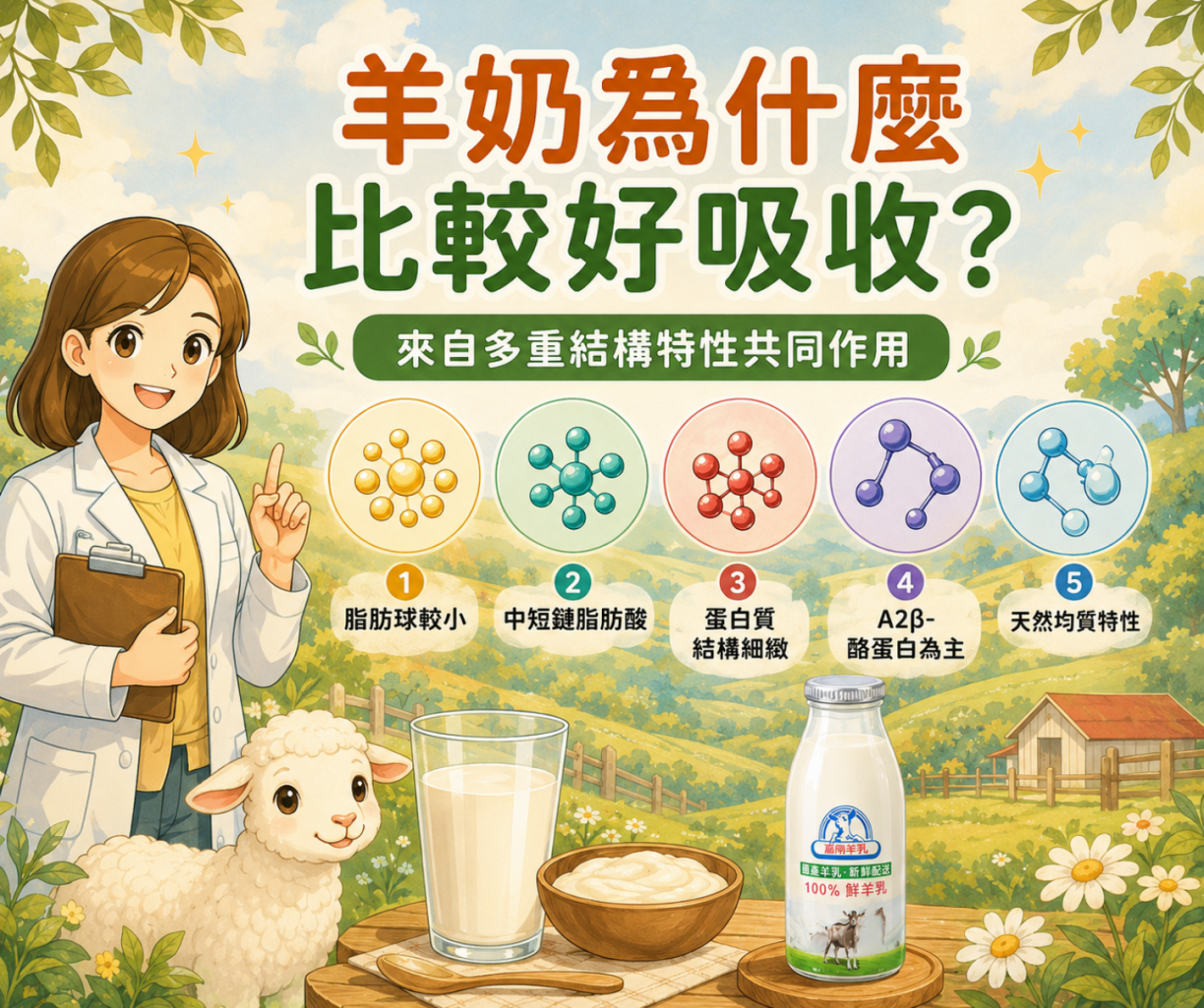 羊奶為什麼比較好吸收完整機制解析文章首圖