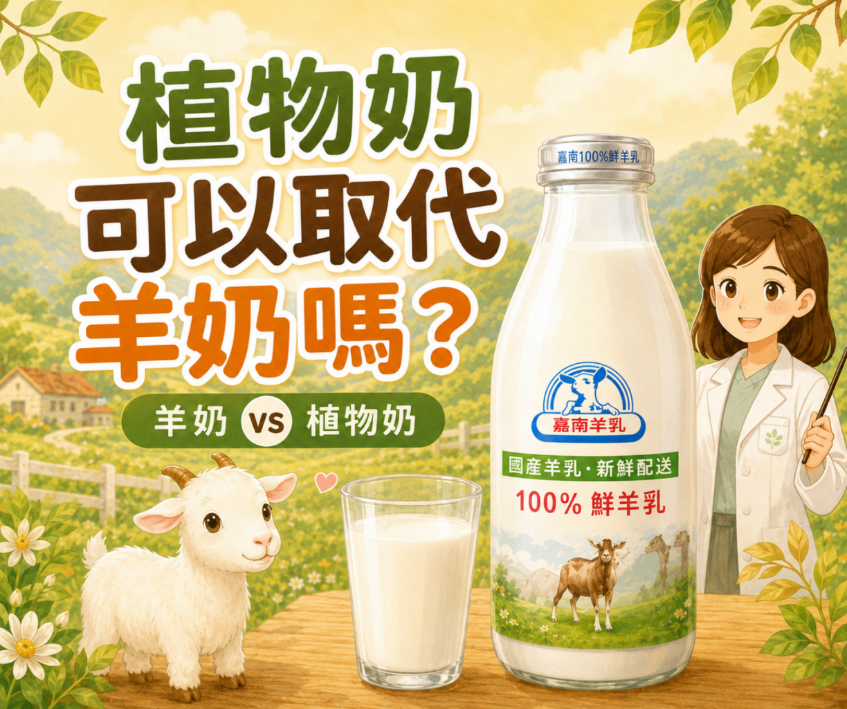 植物奶與羊奶營養差異文章開頭圖