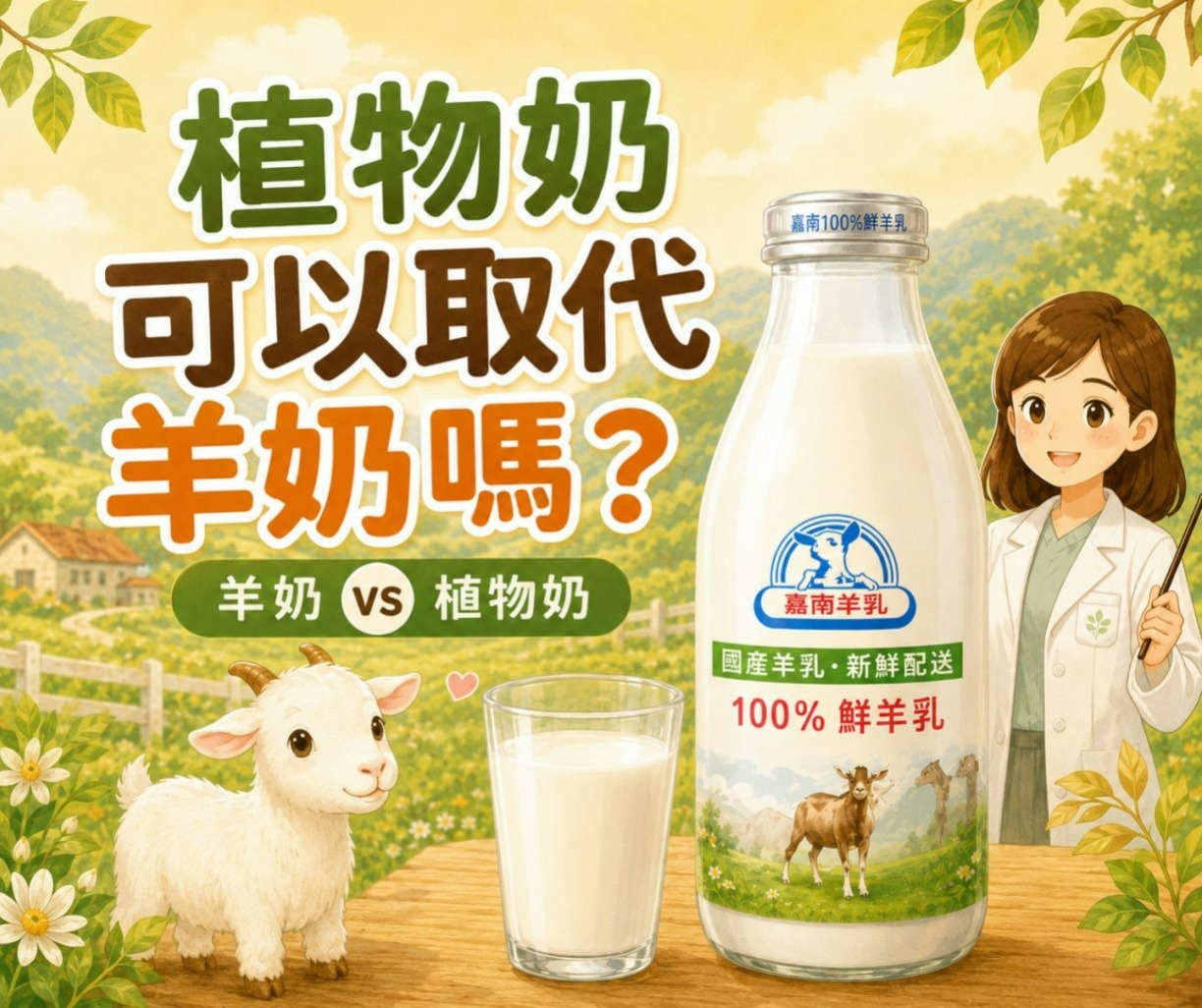 羊奶PK植物奶你最適合哪一種文章首圖